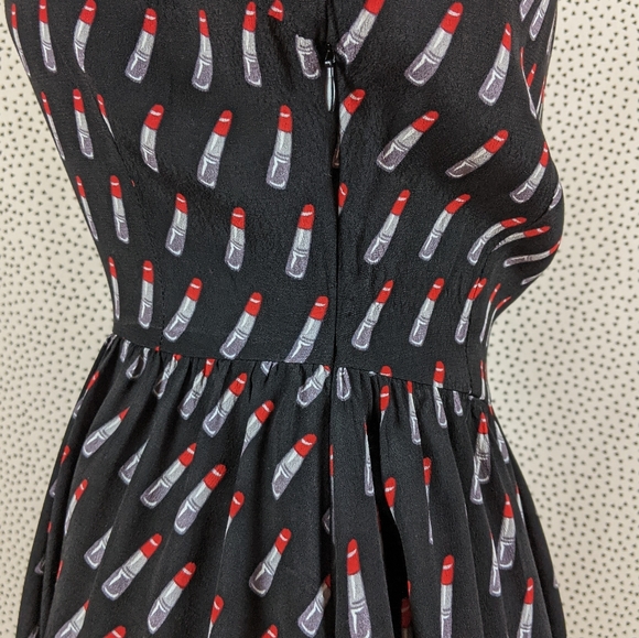 Forever 21 Lipstick Pattern Dress (Size: Small) - Picture 7 of 15